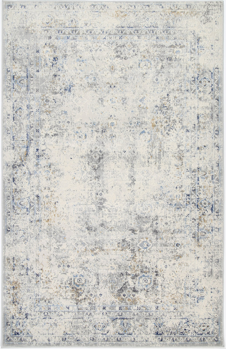 Amelia Navy Blue Contemporary Rug