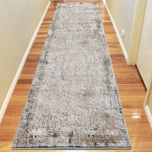 Envy 433 Grey Hallway Runner