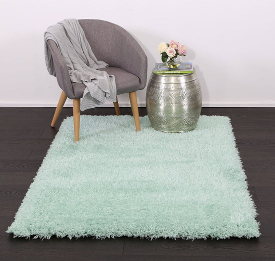 Flokati Super Soft Ultra Thick Shag Rug Light Blue