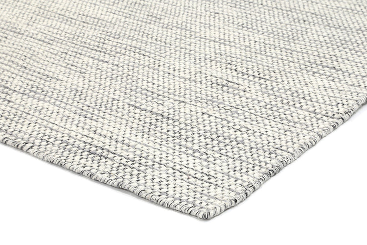 Scandi Grey Reversible Wool Rug