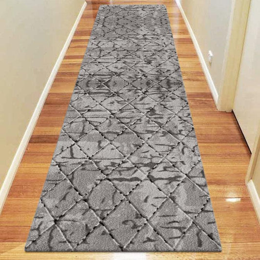 Hudson 9698 Grey Hallway Runner