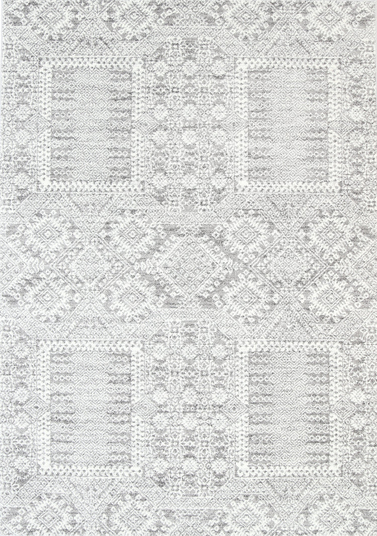 Jezebelle Aztec Grey Contemporary Rug