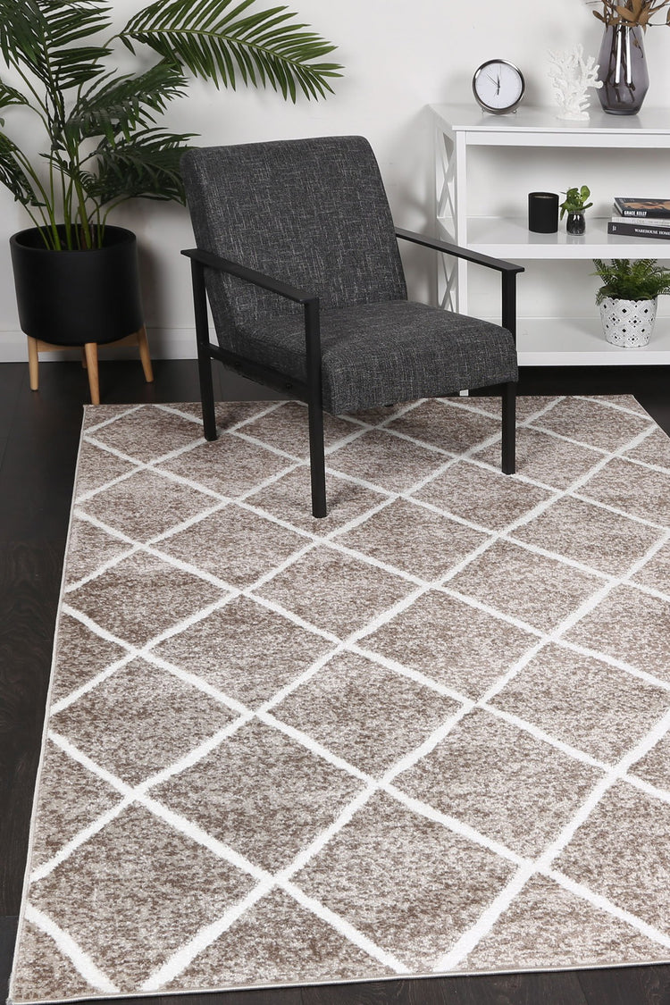 Windjana Diamond Mocha Rug