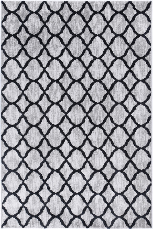 Windjana Lattice Charcoal Rug