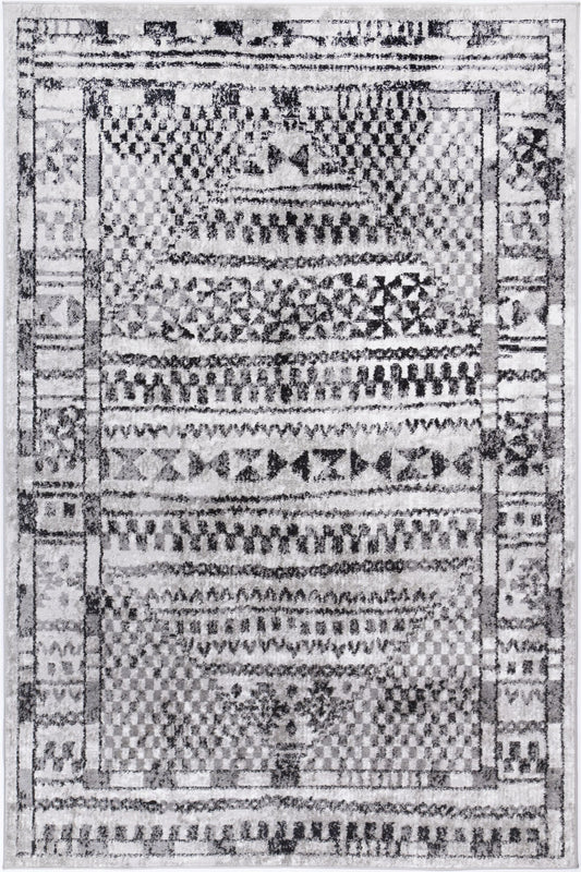 Windjana Tribal Charcoal Rug