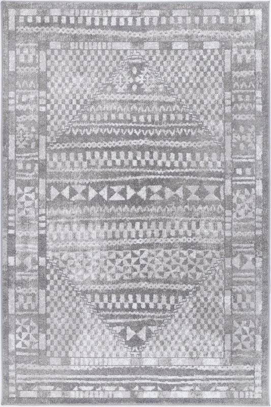 Windjana Tribal Grey Rug