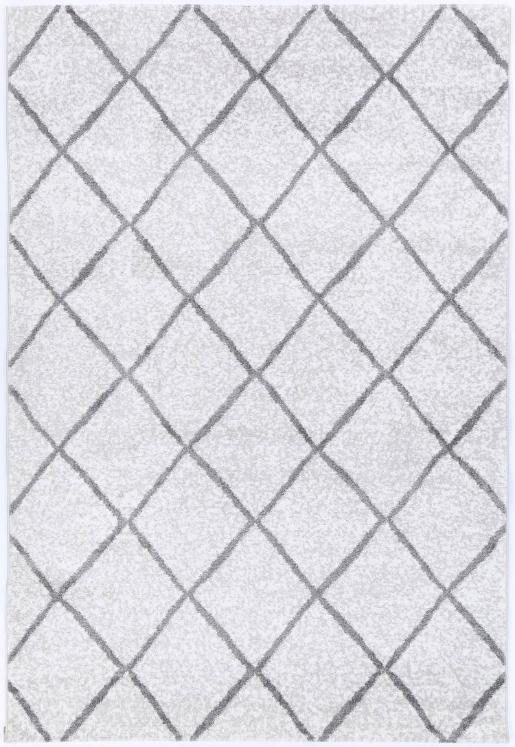 Windjana Diamond Silver Rug