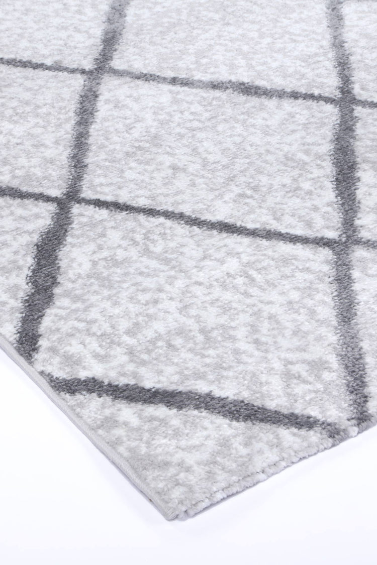 Windjana Diamond Silver Rug