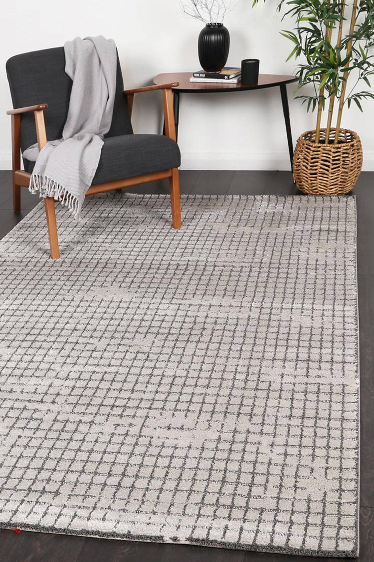 Verve Grey Cubic Rug