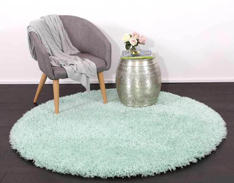 Flokati Shag Rug Light Blue