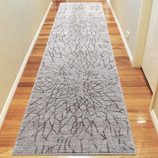 Lotus 2322 Grey Hallway Runner