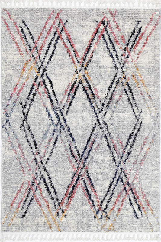 Myk Grey Muti Line Rug