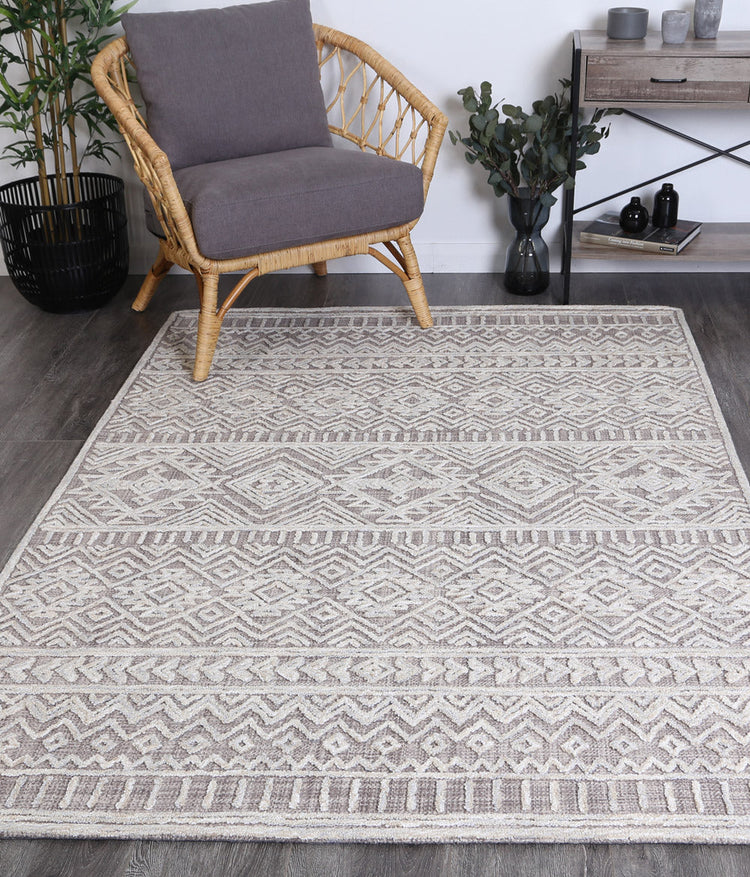 Mirabella Cadiz Ash Contemporary Rug