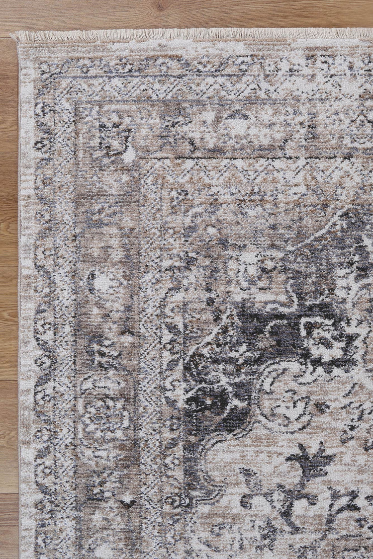 Annapolis Samarkad Ash Traditional Soft Rug