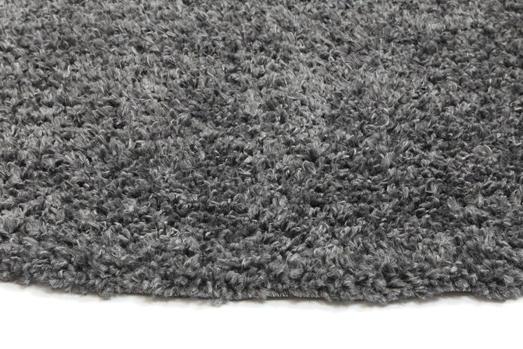 Alpine Shaggy Charcoal Grey Rug