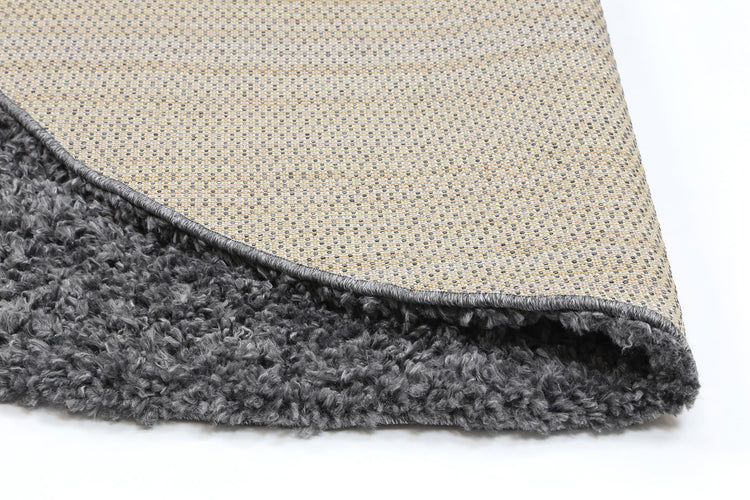 Alpine Shaggy Charcoal Grey Rug