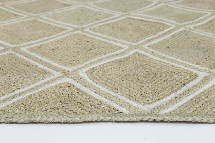 Artisan Beige Natural Parquetry Rug