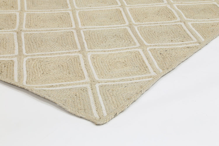 Artisan Beige Natural Parquetry Rug