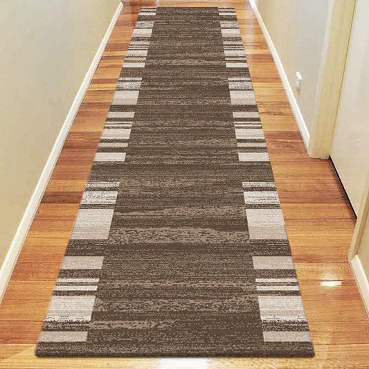 Prestige 3443 Brown Hallway Runner