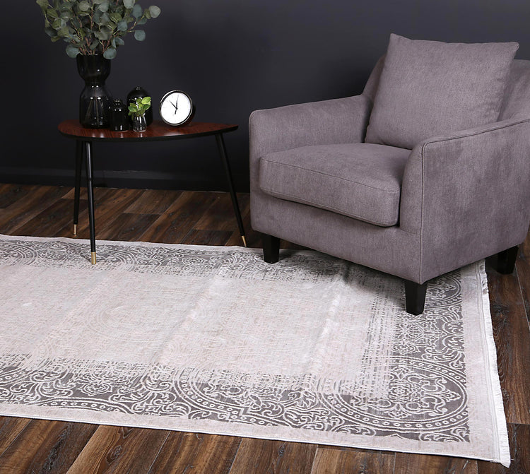 Rapsody Classic Border Cream Rug