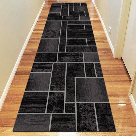 Ruby 2119 Black Hallway Runner