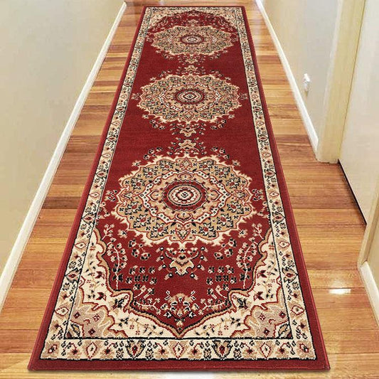 Ruby 3104 Red Hallway Runner