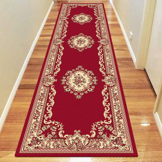 Ruby 6151 Red Hallway Runner