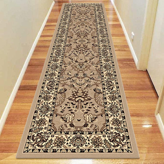 Ruby 6333 Beige Hallway Runner