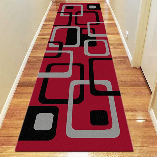 Ruby 6567 Red Hallway Runner