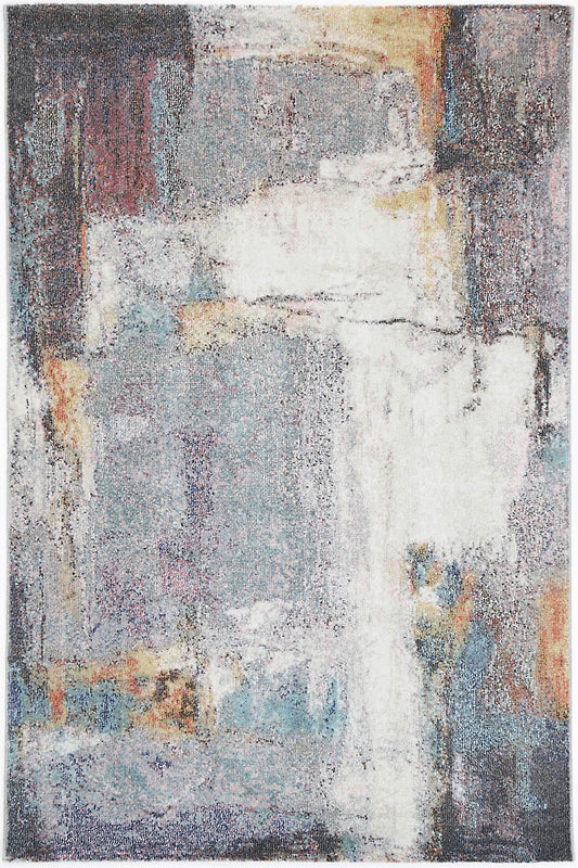 Aveza Abstract Grey Rug