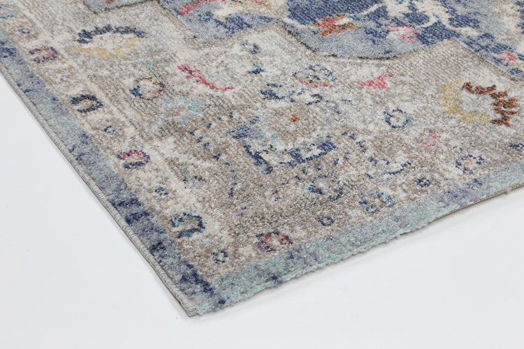 Alexander Transitional Navy Multi Rug