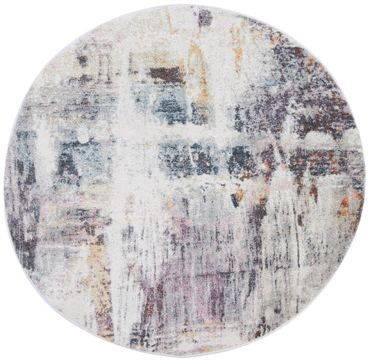 Windsor Abstract Multi Round Rug