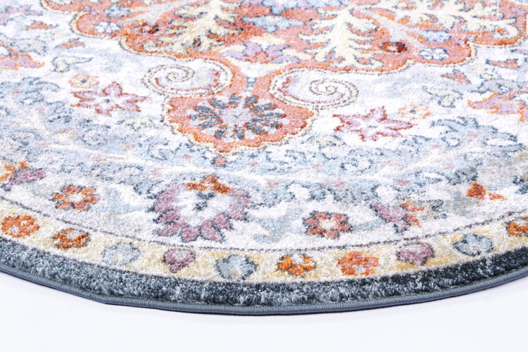 Windsor Vintage Multi Round Rug