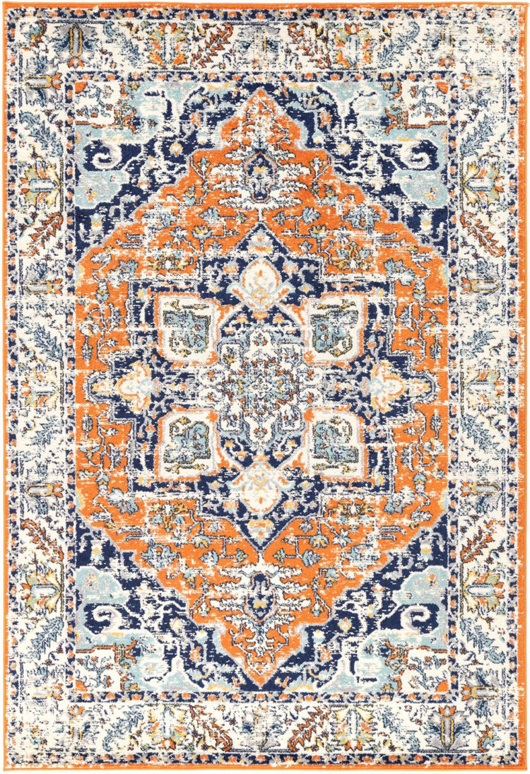 Palermo Caltanissetta Rust Rug