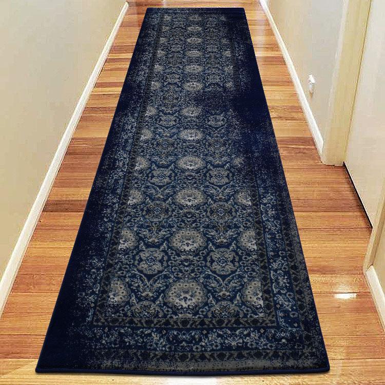 Sahara 100 Navy Hallway Runner