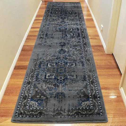 Sahara 102 Grey Hallway Runner