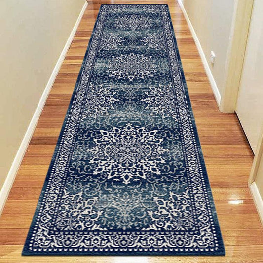 Sahara 892 Navy Hallway Runner