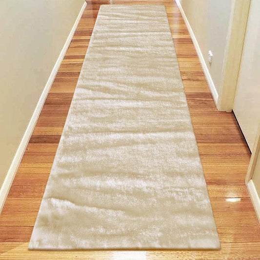 Soft Shaggy 1001 Beige Hallway Runner