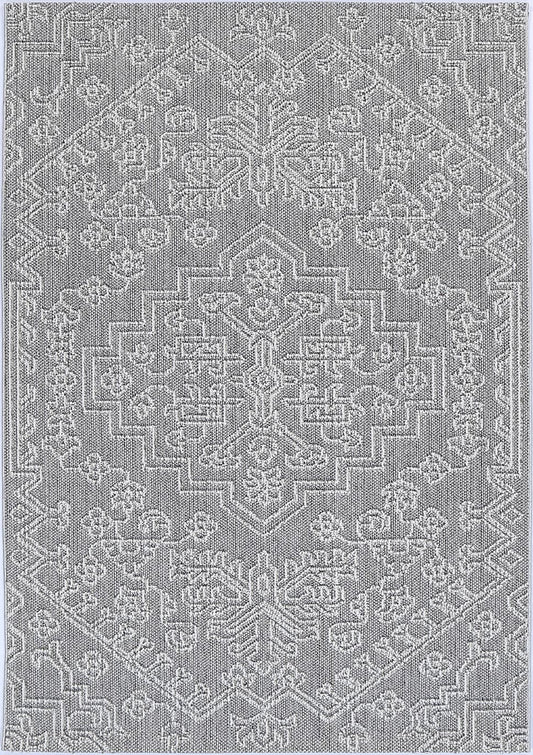 Vanuatu Bule Ash Tribal Flatweave Rug