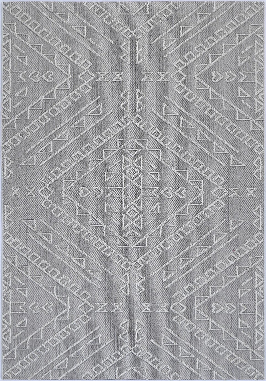 Vanuatu Kaua Ash Tribal Flatweave Rug